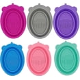 thumbnail image 1 of Cosmetics Brush Mat 2Pcs Foldable Silicone Design Ideal For Girls Effective Cleaning For Home Use Or Beauty Salon, 1 of 5