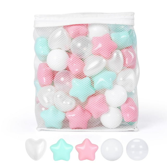 Pelotas para piscina de bolas Heopeis, sin ftalatos y sin BPA, 100 unidades