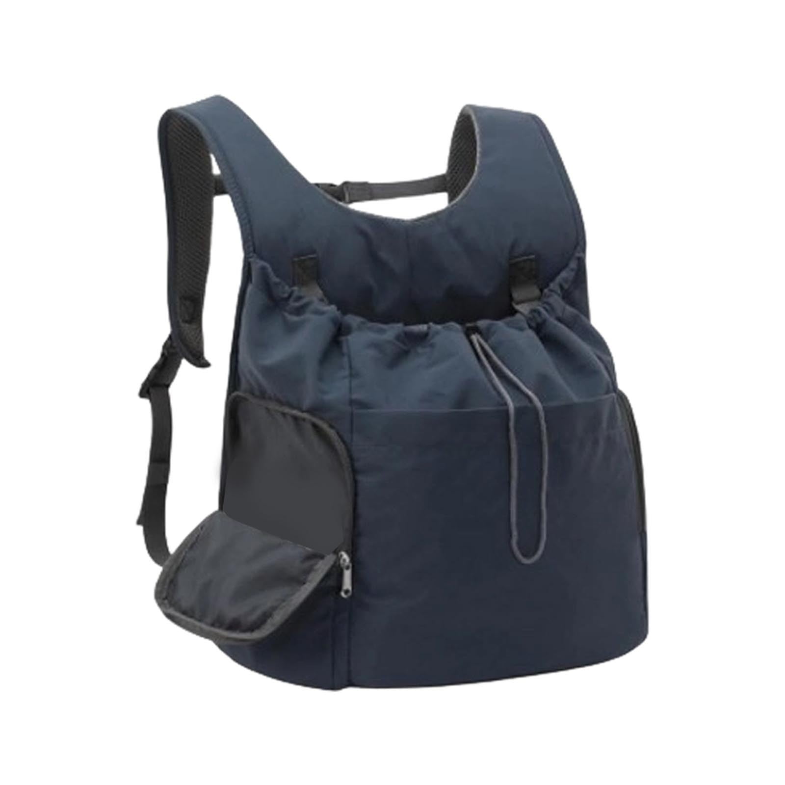 Outdoor Breathable Backpack Pet Carrier Bag for Cats and Small Dogs Ventilated Travel Hiking Daypack with Adjustable Straps