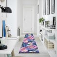 thumbnail image 4 of Yayeee Runner Rug for Bedroom 2'x6' Machine Washable Hallway Non Slip Mat, Colorful Art Flowers, 4 of 8