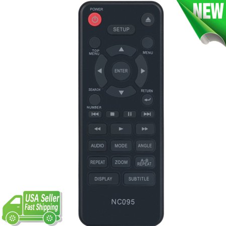 NC095 NC095UL Replacement Remote control for SANYO DVD Player FWDP105F FWDP175FA