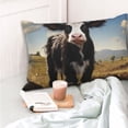 thumbnail image 4 of Salouo Cute Prairie Cow Pattern Pillow Cases,1PC Pillow Covers with Envelope Closure Decorative Pillow Case for Bed Couch,Pillows Not Included-20"x30", 4 of 6