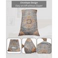 thumbnail image 7 of Vintage Blue Pillow Covers King Size, Ethnic Middle Century Geometric Abstract Soft Bed Throw Pillowcases Breathable Cooling Long Lumbar Body Pillow Sham Cover for Bed Sofa 20''x40'', 7 of 7