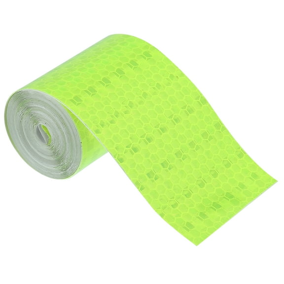 5cm x 3 Meters 2" x 9.84ft Reflective Hazard Warning Tape Sticker Decal Replacement for Car Truck Fluorescent Green