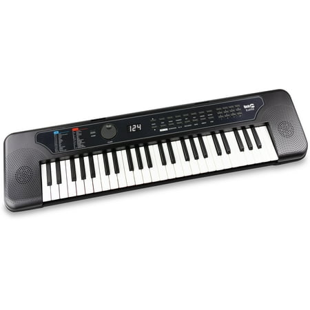RockJam 49-Key USB Keyboard Piano with Note Stickers and Lessons