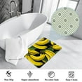 thumbnail image 3 of Banana Polyester Non-Slip Machine Washable Bath Rug Outdoor Carpet Bath Rugs, 3 of 6