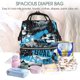 thumbnail image 5 of Easygdp Football Time para Bolsa de Bebé de Gran Capacidad con Múltiples Bolsillos, Bolsa de Pañales para Padres, Bolsa de Viaje Organizada y Elegante, 5 of 6