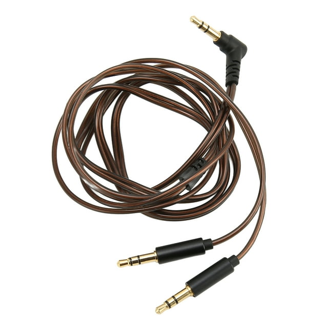 Cable de actualización de auriculares Bling Bling OFC 3,5 mm a doble 3,5 mm