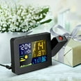 Projection Alarm Clock for Bedrooms with Indoor Outdoor Temperature