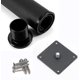 thumbnail image 5 of Pata de mueble JINMJMXG 4 Patas ajustables negras 80 mm de Altura Espesar Patas del gabinete mesas, 5 of 5