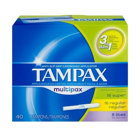 tampax cardboard tampons count