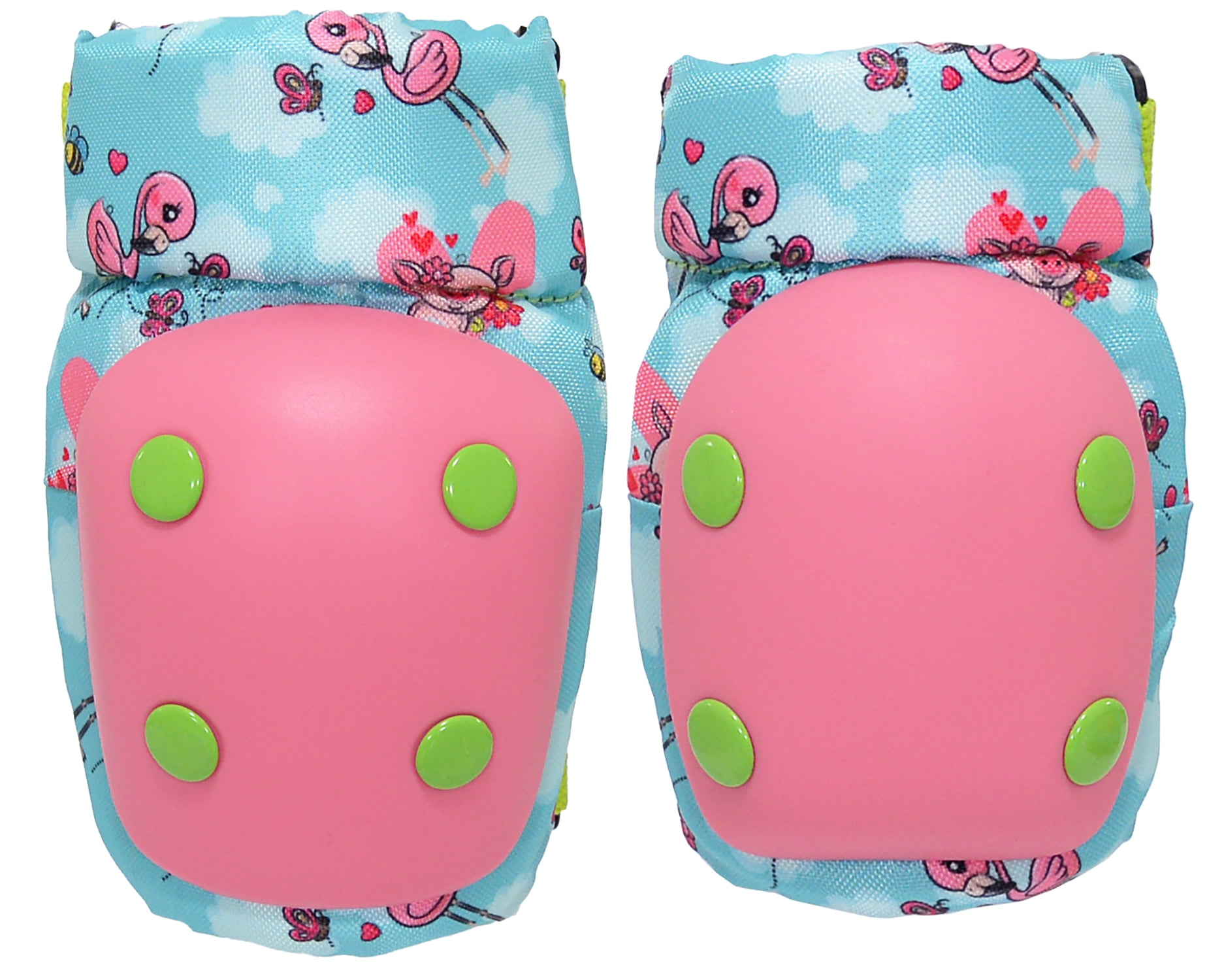 Kent™ Toddler Helmet & Pad Combo, Blue Clouds & Flamingo Pigs (Ages 3+)