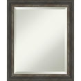 thumbnail image 2 of Amanti Art Bark Rustic Char Narrow Framed Wall Mirror - 19.38 x 23.38 in, 2 of 5
