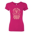 thumbnail image 2 of Wild Bobby Loyal To One Dedicated Steadfast In Faith | Religious Bible Verse John 14:6 Inspirational/Christian Women Slim Fit Junior Tee, Raspberry, Large, 2 of 6