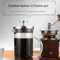 thumbnail image 3 of French Coffee Pots Hand Punch Pot Coffee Accessories 600ml, 3 of 5