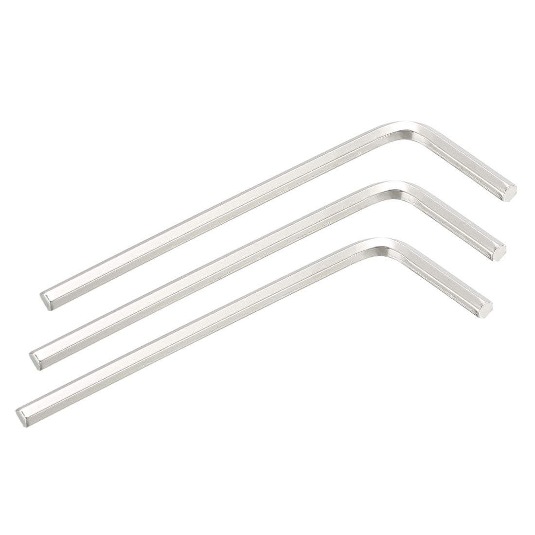 3pcs LShape Inner Hexagonal Spanner Flat End M4 Hex Key Wrench Tool