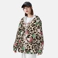 thumbnail image 3 of Balery Leopard Dots Sudadera ligera de manga larga con capucha y protección solar UPF 50+ para hombre y mujer, ideal para pesca y running-X-Large, 3 of 7