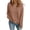 98# Light Brown, variant on Womens Crew Neck Sweatshirts Long Sleeve Fall Casual Basic Pullover Loose Fit Top Sweatshirt Fashion Red M
