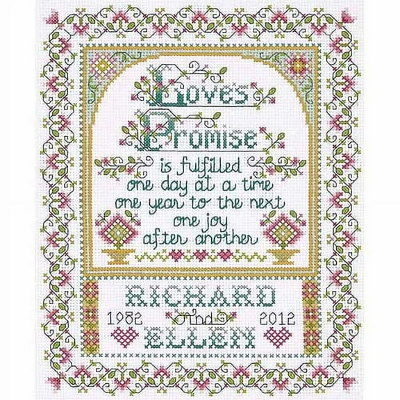 Design Works Counted Cross-Stitch Kit, Love Promise