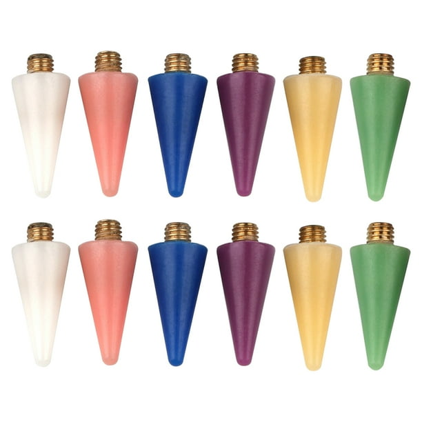 Cabeza de reemplazo de 12 unids para gemas de uñas Rhinestones Picker Pen Nail Art Tools