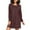 N936, variant on joogoo Red Checkered Black Women's Long Sleeve Nightgown Sleepwear L