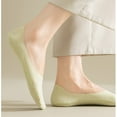 thumbnail image 7 of 5 Pairs Women Low Cut No Show Socks Breathable Stretch Knit Liner Design Anti-Slip Heel Grip for Flats and Loafers - 5 pcs-A, 7 of 7