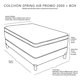 thumbnail image 2 of Colchón Matrimonial + Box Plomo + Sábanas + Protector de Colchón + Almohada de Osos Spring Air Dicasa Promo 2000, 2 of 8