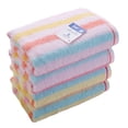 thumbnail image 4 of Nvzi 3 toallas de baño de arco iris, multiusos, para uso en el baño, fitness, deportes, para afrontar diversas situaciones sin esfuerzo. 27,56 x 13,39 pulgadas (rojo), 4 of 5