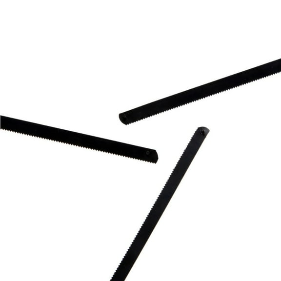 20Pcs 6In 24T Balck Steel Mini Hacksaw Blade 150mm 24TPI With Pinned Ends For Hand Saw Quick Cutting Plastic Part Tool Accessory