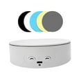 thumbnail image 4 of yuksok Rotating Display Stand Dia 13cm Rotary Turntable for Watches Figures Jewelry White, 4 of 9