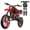 Black, variant on 50cc Gas Dirt Bike for Ages 13+, 2-Stroke Mini Dirt Bike Up to 28 MPH, Off-Road Motorcycle with Pull Start, Automatic Clutch, Front & Rear Disc Brakes, Shock Absorbing Springs, 180 lbs Capacity