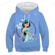 thumbnail image 1 of Niños Cenicienta sudaderas con capucha Harajukus niñas moda primavera otoño sudaderas niños manga larga Rapunzel Bella princesa con capucha Tops110 heqiyong CONDUJO, 1 of 2