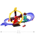 thumbnail image 6 of Disney and Pixar Cars Race to Celebrate Lightning McQueen Celebration Raceway Playset & Toy Car, 6 of 7