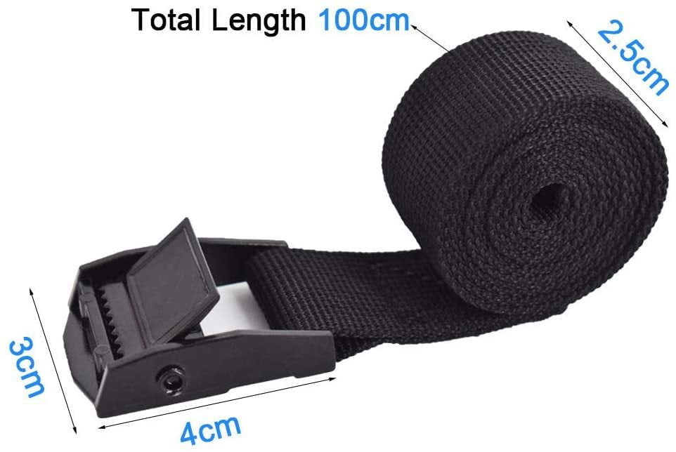 4Pcs Kayak Straps Tie Downs Heavy Duty Lashing Straps Roof Rack Straps