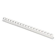 52371 Fellowes Plastic Comb Bindings, 3/8" Diameter, 55 Sheet Capacity, White, 100 Combs/Pack