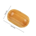thumbnail image 2 of OULII Decorative Bowl Wooden Bowl Multi Purpose Kitchen Accessory 1Pcs, 2 of 8