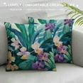 thumbnail image 3 of Shiartex Tropical Plants Throw Pillow Covers,Tropical Flower Leaves Home Decorative Throw Pillow Case Cushion Cover for Sofa Couch White Green,Multi-Size White, 3 of 5