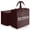 Coffee Color, variant on Reusable Non Woven Grocery Bags Coffee Color 50 Count