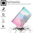 thumbnail image 4 of Allytech iPad 9.7" 6th 5th Generation Case, iPad Air 1 2 (9.7-inch) Case, Slim Fit PU Leather Kickstand Flip Auto Sleep Wake Shockproof TPU Back Cover for Apple iPad 9.7" 2018/2017,Mandala, 4 of 7