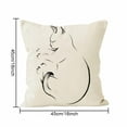 thumbnail image 3 of Fundas De Cojín Decorativas Para El Hogar Cojín Elegante Para El Salón Dormitorio Y Sofá Diseños Estampados Modernos Para Un Hogar Acogedor Perfecto Para Cojines De Sofá Y Cama, 3 of 4