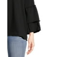thumbnail image 5 of lemon & bloom by Grey State Women's Tiered Sleeve Top, 5 of 6