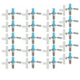 thumbnail image 3 of Metal Pastic  Fountain Drinker  Water Feeder 20PCS No Rust Durable Three Way For Pet For  White 3 Way, 3 of 8