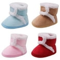 thumbnail image 2 of Winter Toddler Baby Boys Girls Cotton Warm Casual Snow Boots Soft Sole Shoes Non-slip Shoes, 2 of 3