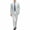Off-White, variant on i.Fineling Solid Color Classic Suit Set, 2-Piece (Men's)