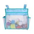 thumbnail image 3 of YAOMOBB Mesh Bath Toy Bag Baby Bath Toy Organizer Multiple Pockets Easy Hanging for Toys Shampoo, 3 of 7