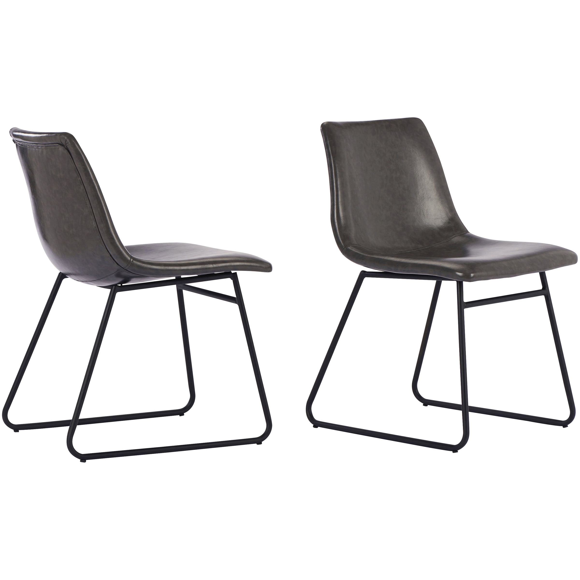 Better Homes Gardens Theodore Dining Chairs Set Of 2 Black Walmart Com Walmart Com