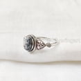 thumbnail image 3 of Natural Dendritic Opal Ring, Dendrite Opal Gemstone Ring, October Birthstone, Tiny Bohemian Ring, 925 Sterling Silver, Designer Womens Ring, Christmas Thanksgiving, Handmade Statement Jewelry, 3 of 8