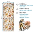 thumbnail image 2 of Pioneer Flower Floral Print Pattern Hot Yoga Mat Towel Non Slip for Hot Yoga - Quick-Drying Yoga Mat Cover with 4 Corner Pockets with Travel Bag - Hot Yoga Towel Non Slip 74"x26", 2 of 6