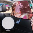 thumbnail image 5 of Garronmavis Pink Leopard Love Heart Car Seat Towel Cover Stain Resistant Easy Installation Multi-Functional Front Car Seat Protector with Storage Bag for Most Cars SUV Trucks Sedan Van, 5 of 9