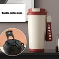 thumbnail image 6 of Fashion Water Bottle 316Stainless Steel Travel Cup Insulated Drinkware Portable Coffee Cup for Sport Office School Use, 6 of 9